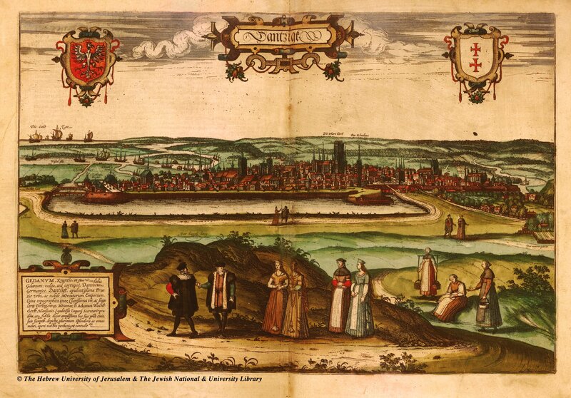 Historic view of Danzig