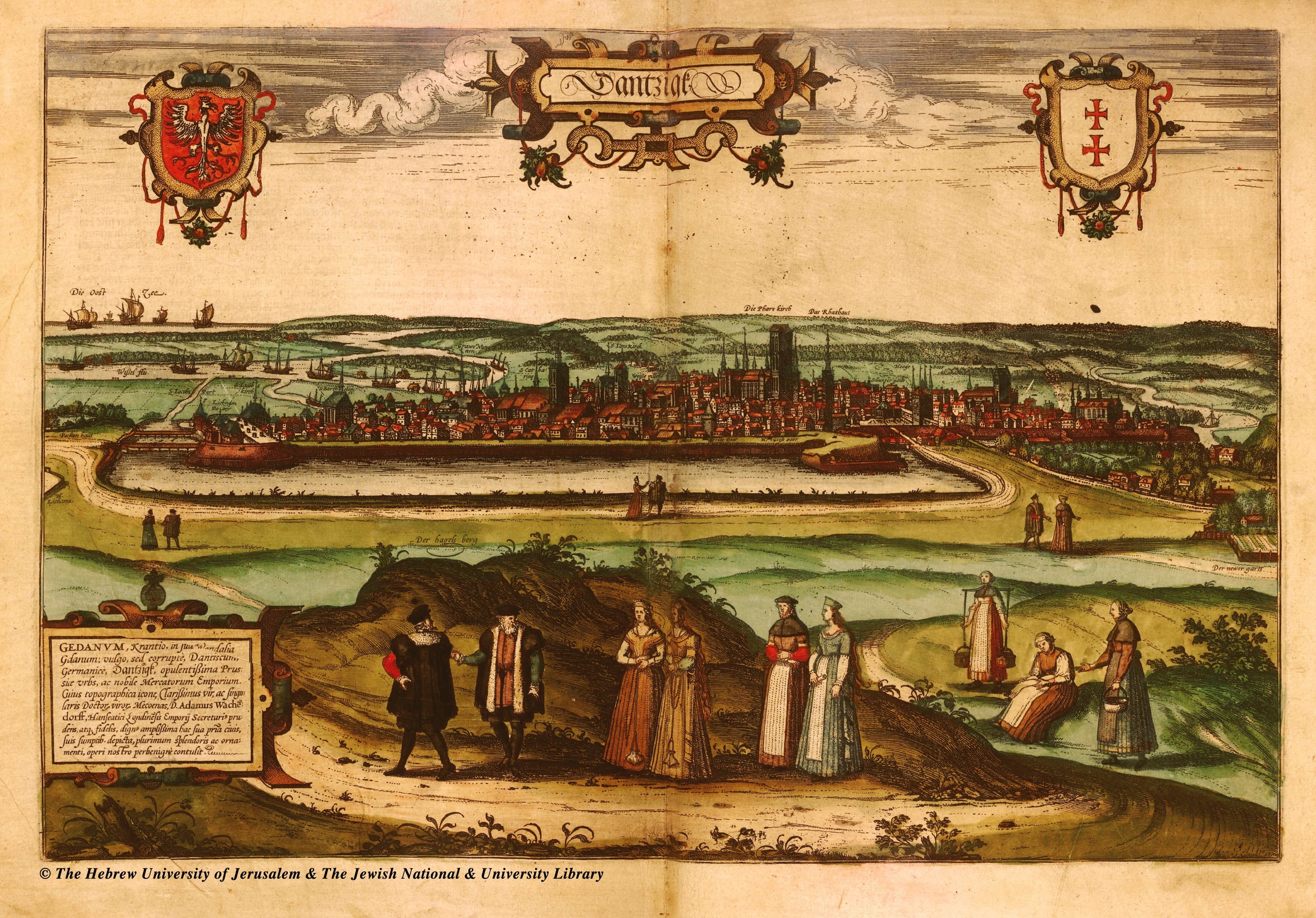 Historic view of Danzig
