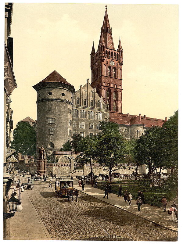 Historic view of Dresden Castle