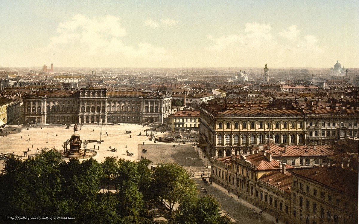 Historic view of Palace Square