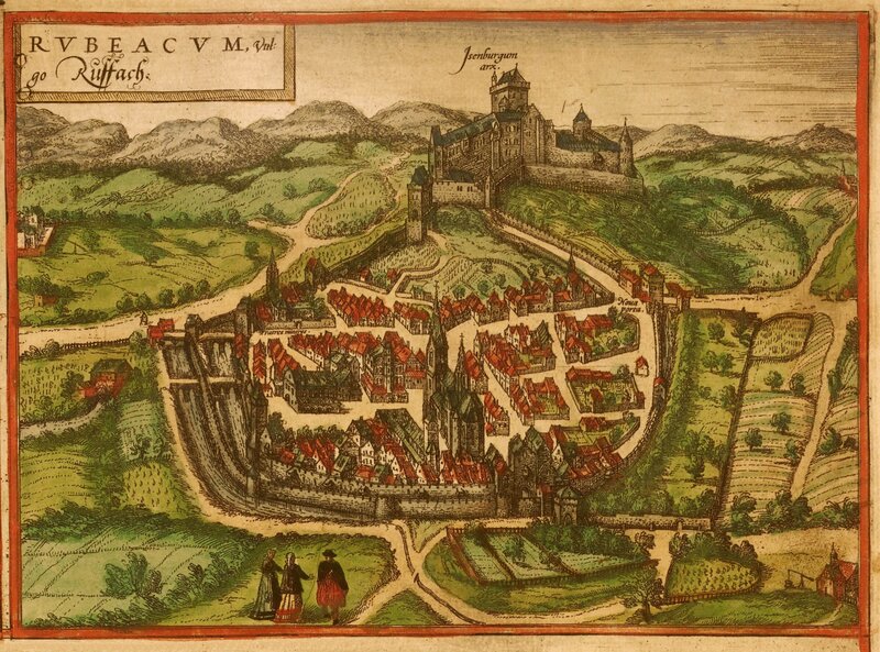 Historic view of Rüdesheim