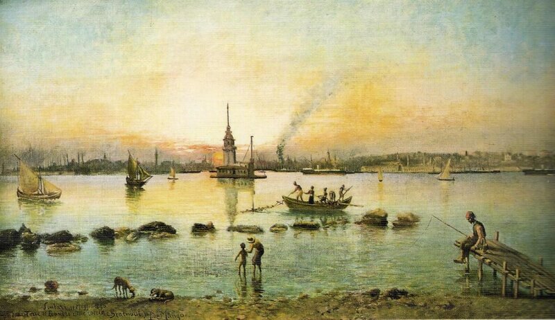 Historic view of the Golden Horn