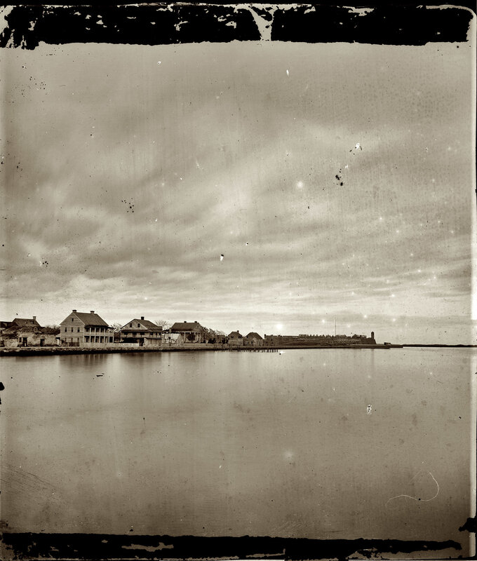 Historic waterfront view