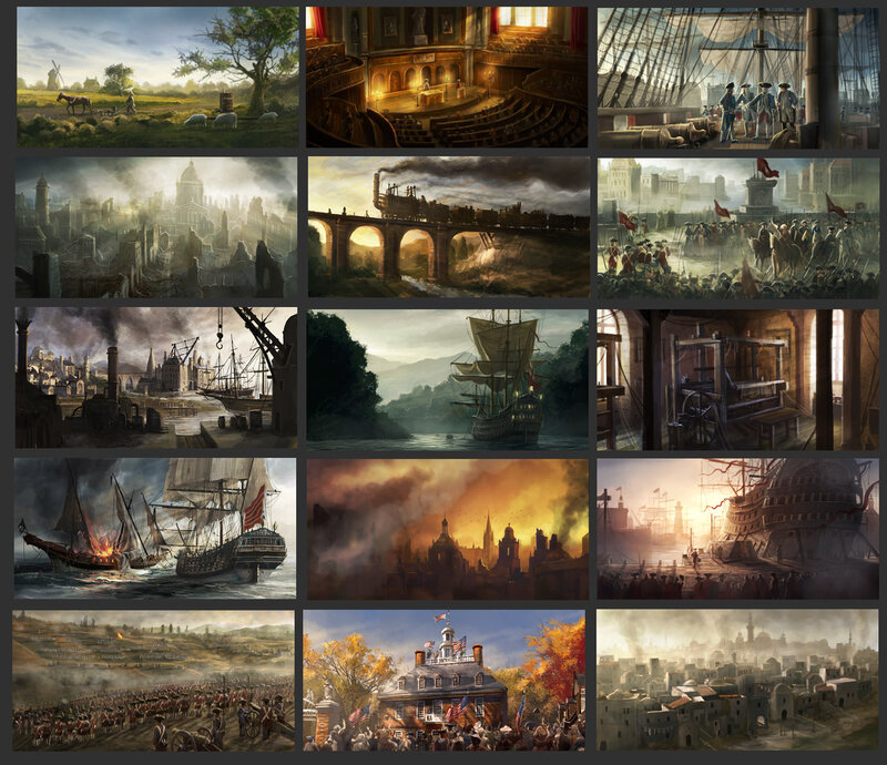 Historical Battle Scenes — Brown