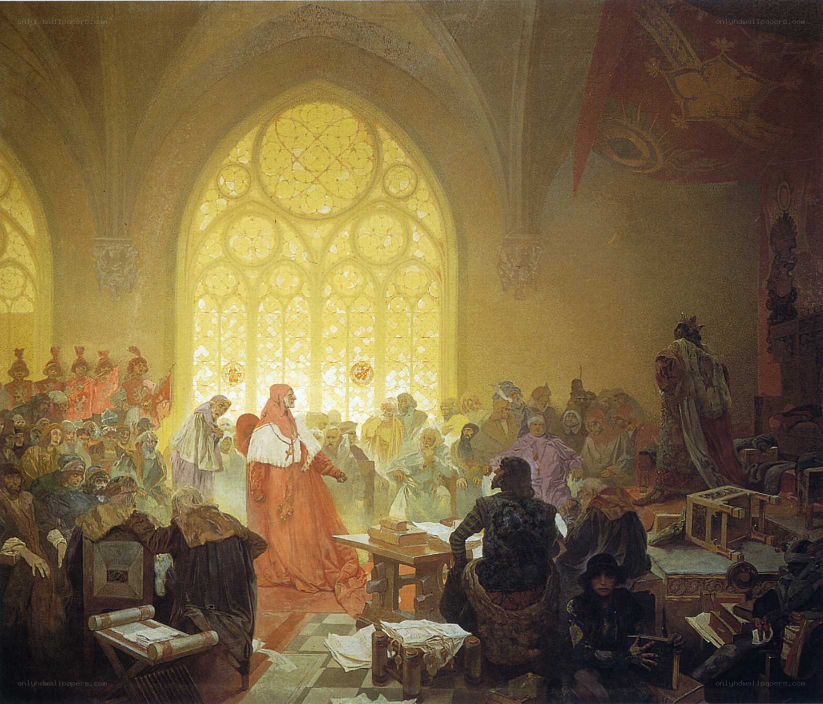 Historical council meeting