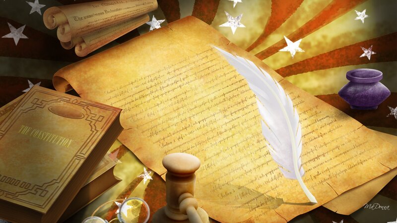 Historical Documents and Quill