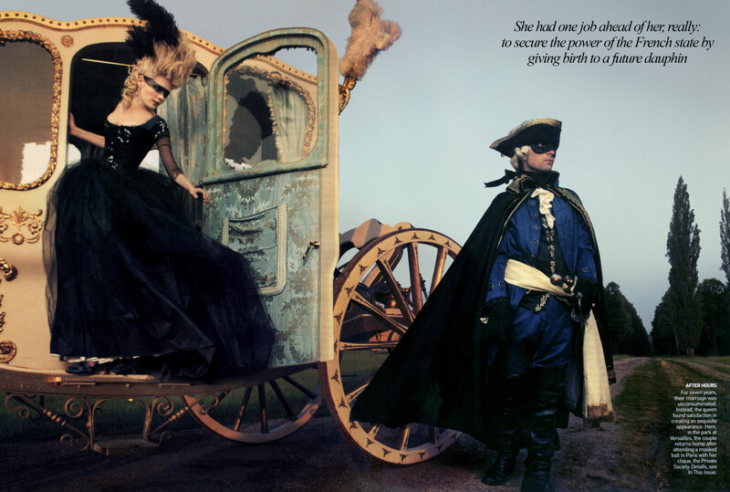 Historical fashion photoshoot