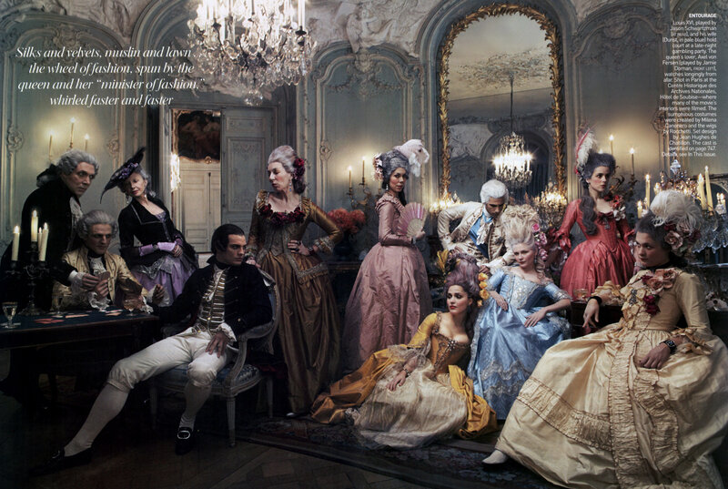 Historical fashion photoshoot