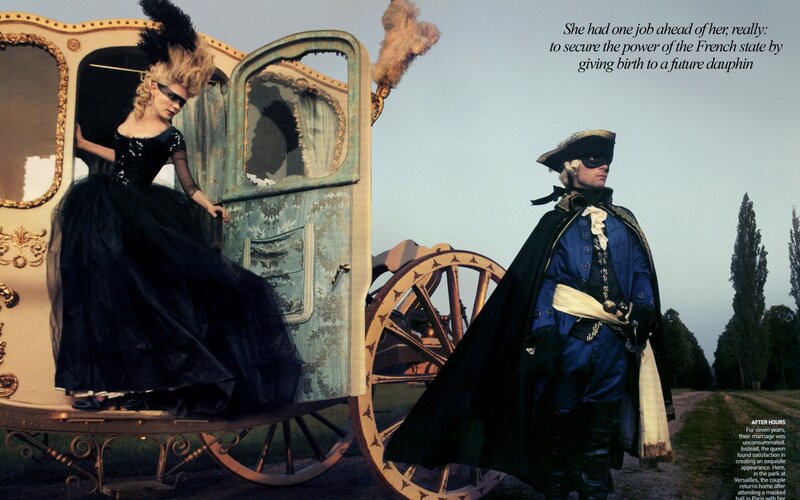 Historical fashion photoshoot