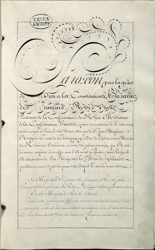 Historical French document