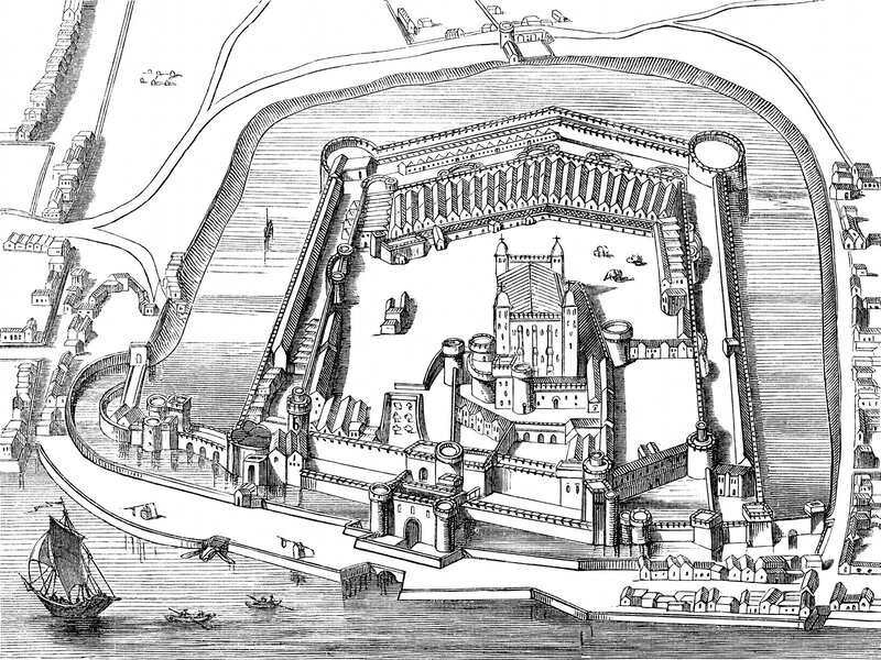 Historical illustration of a castle