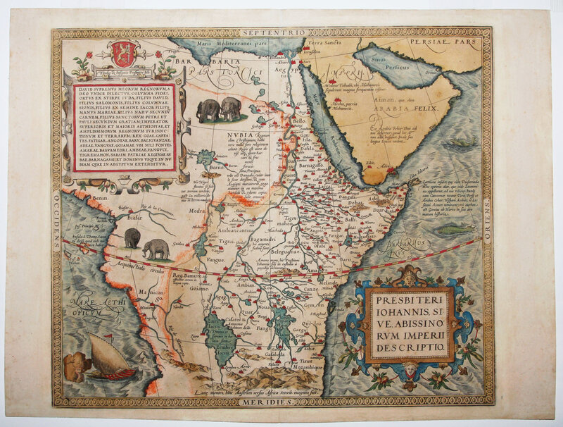 Historical map of Africa