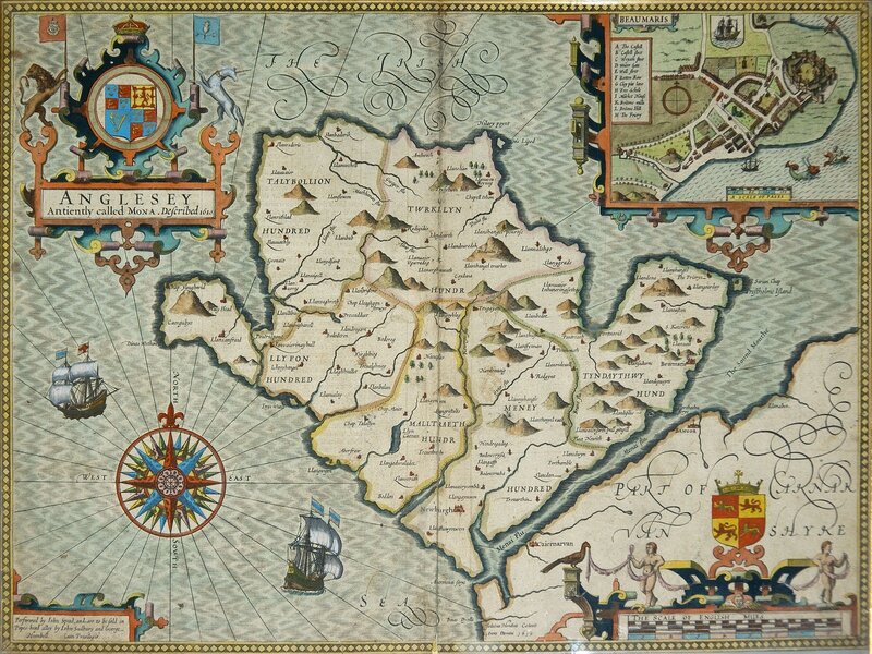 Historical Map of Anglesey