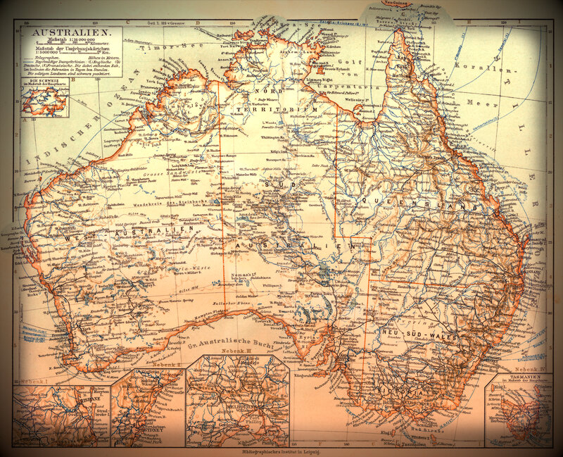 Historical Map of Australia