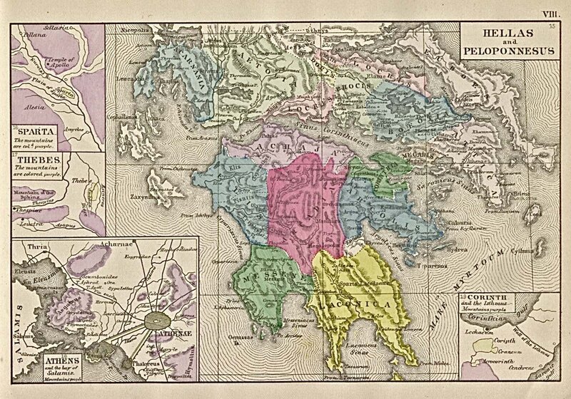 Historical Map of Greece