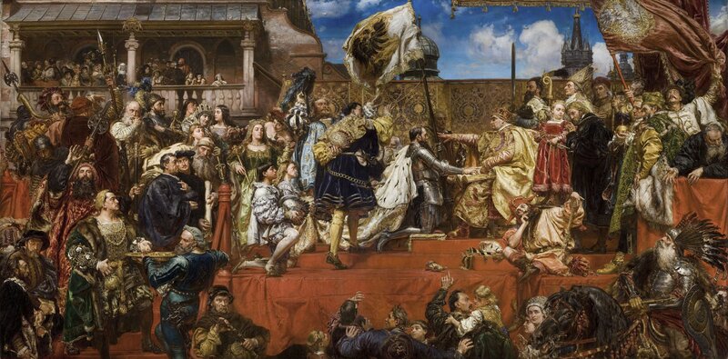 Historical Painting Scene