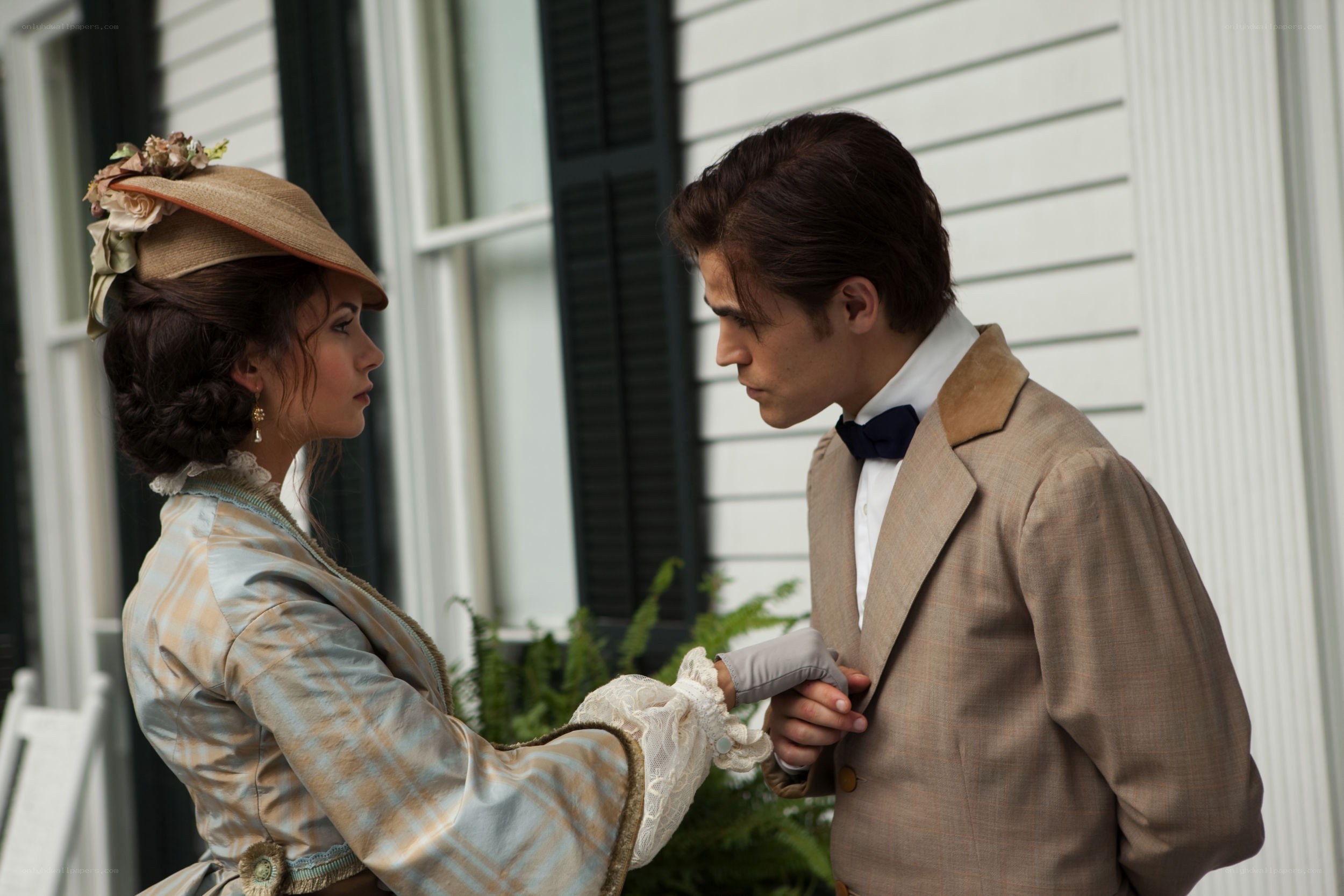 Historical romance scene