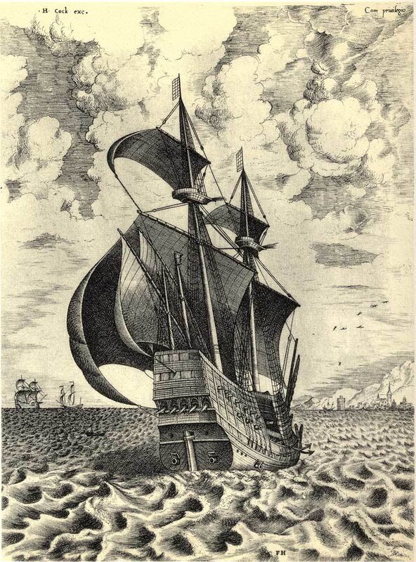 Historical ship illustration