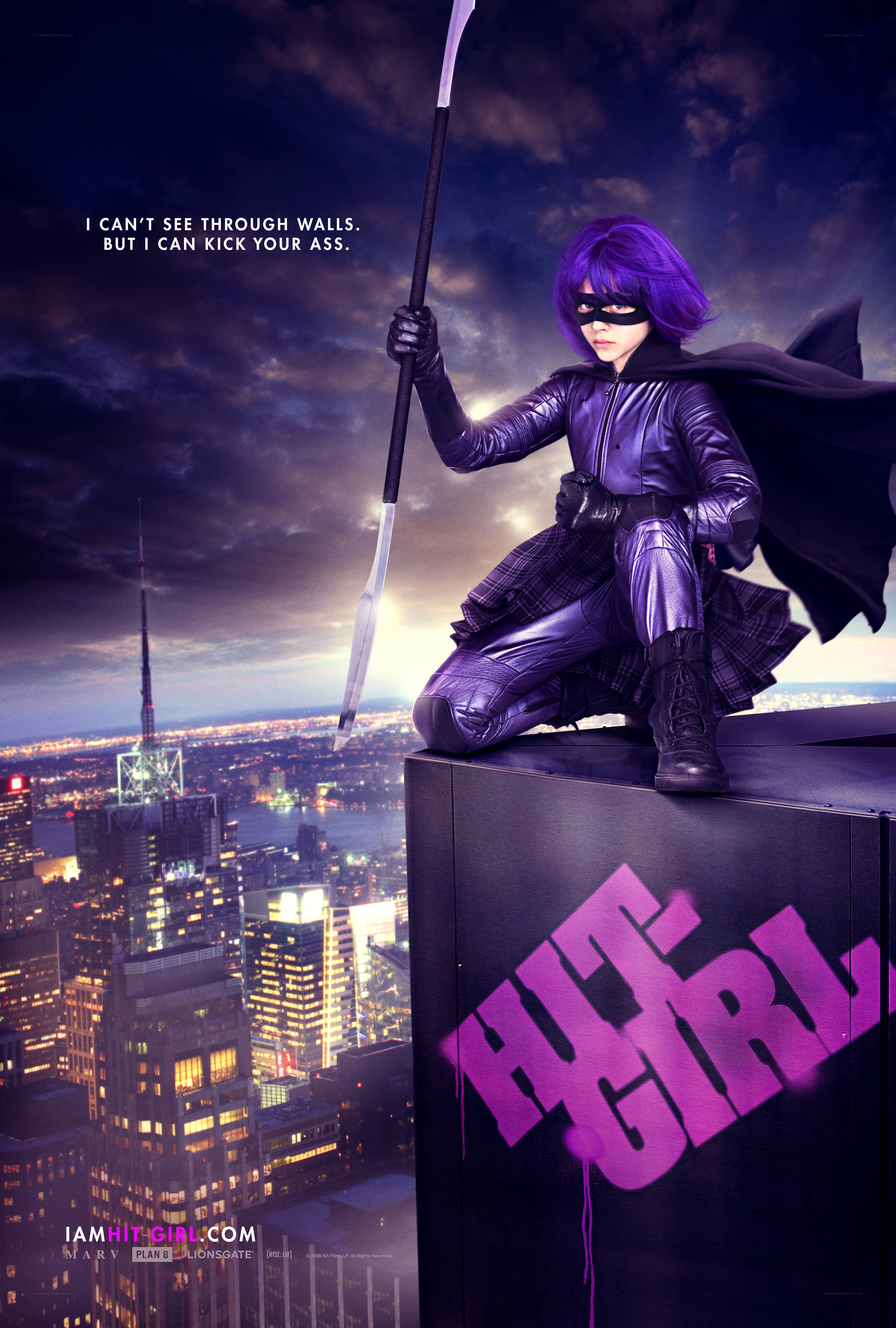Hit-Girl action poster