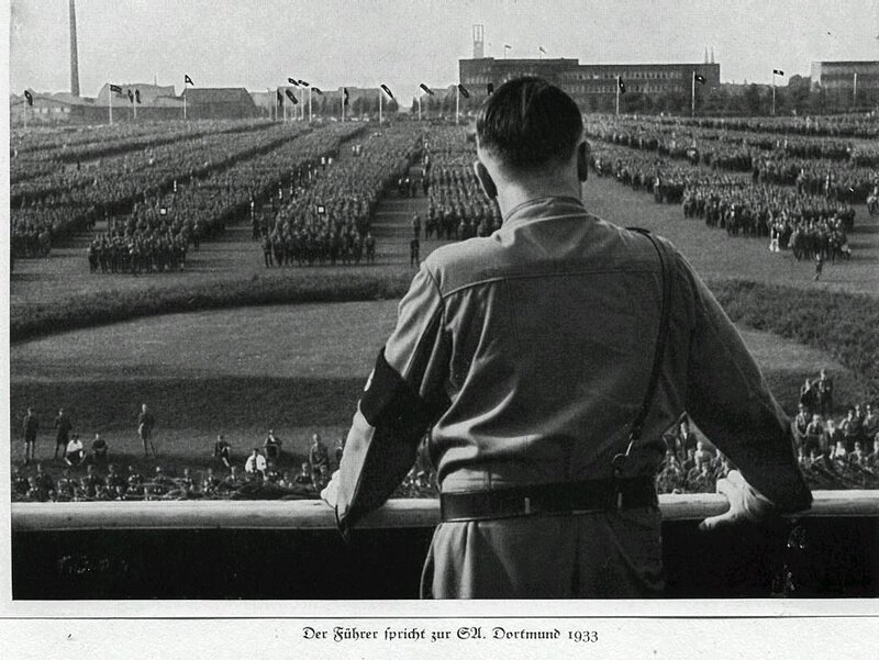 Hitler addresses SA in Dortmund