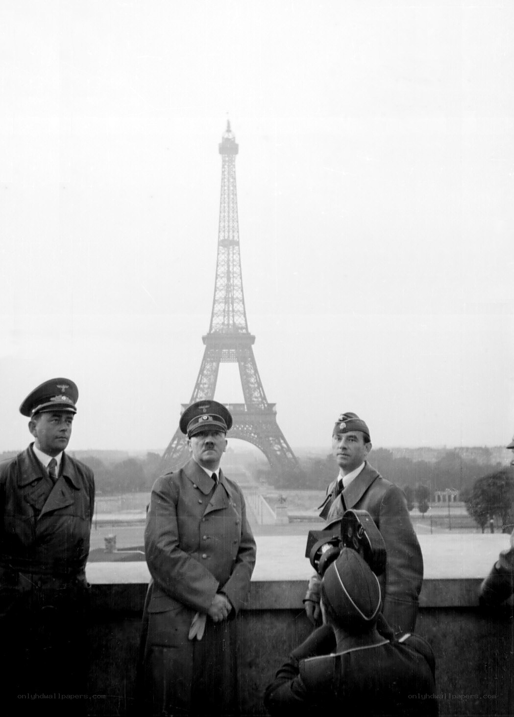 Hitler at the Eiffel Tower