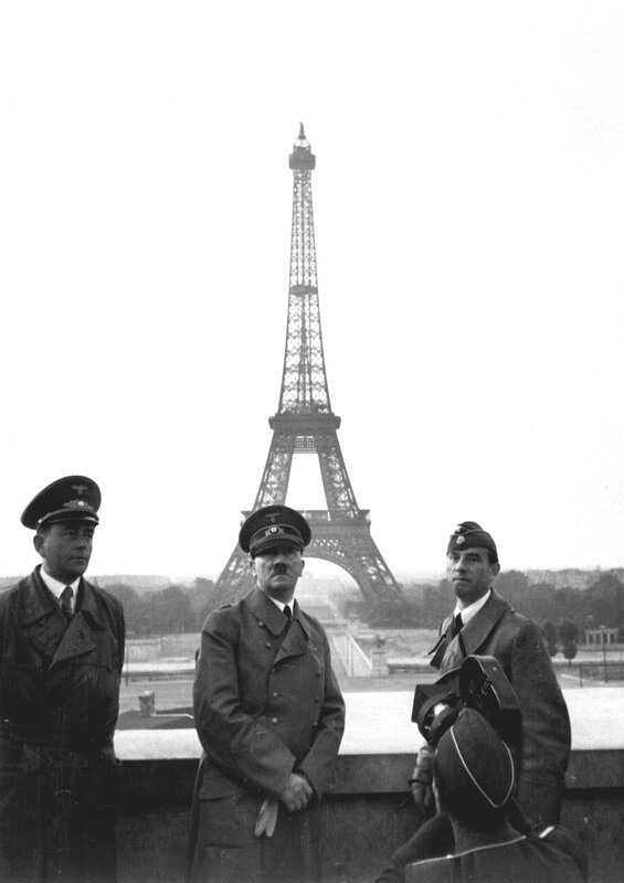 Hitler at the Eiffel Tower