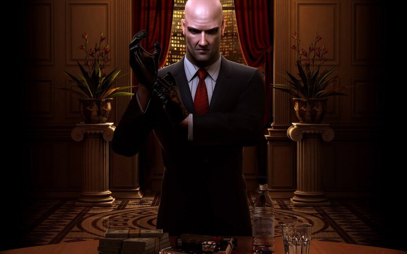 Hitman character in office