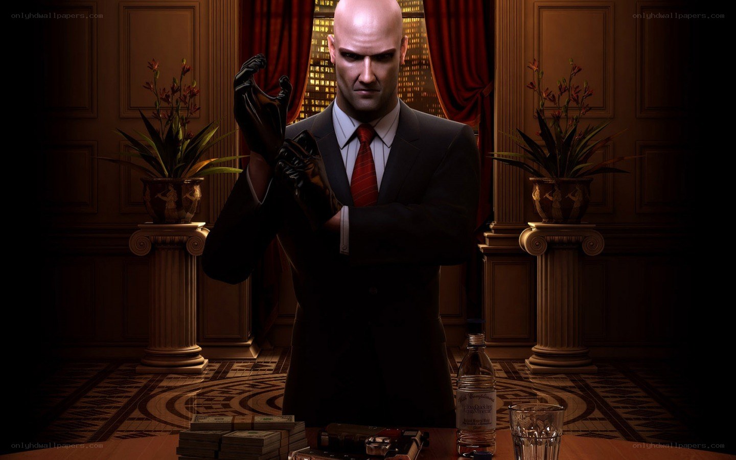 Hitman character in office