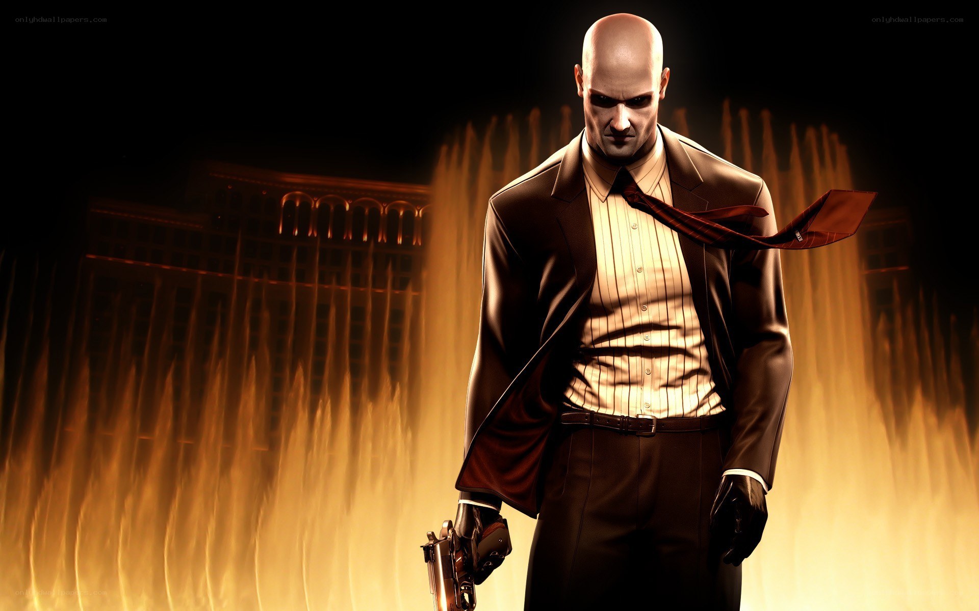 Hitman character in suit