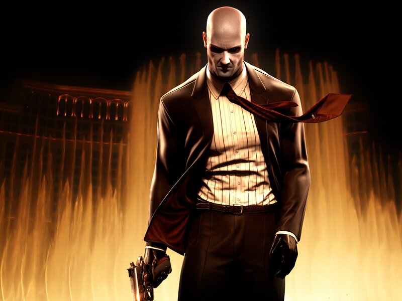 Hitman character in suit