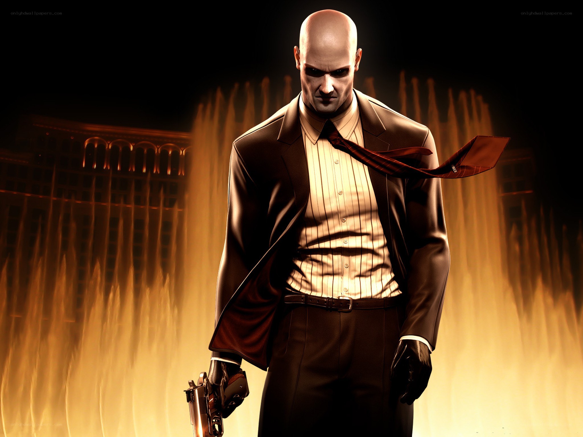 Hitman character in suit