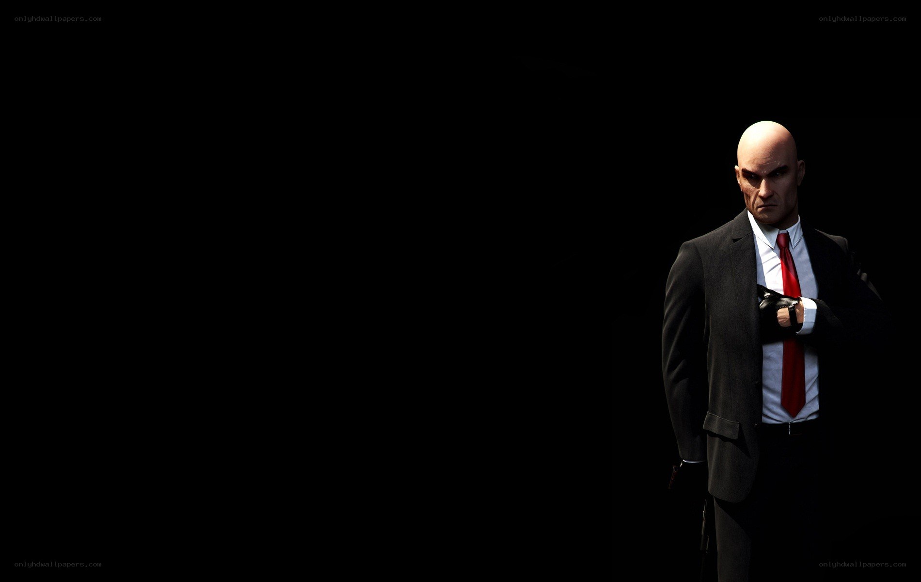 Hitman character in suit