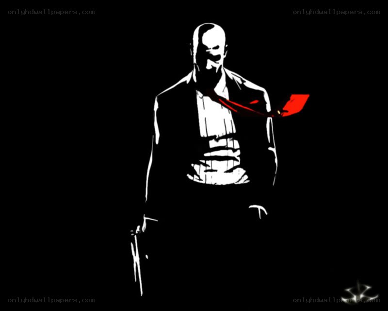 Hitman character silhouette