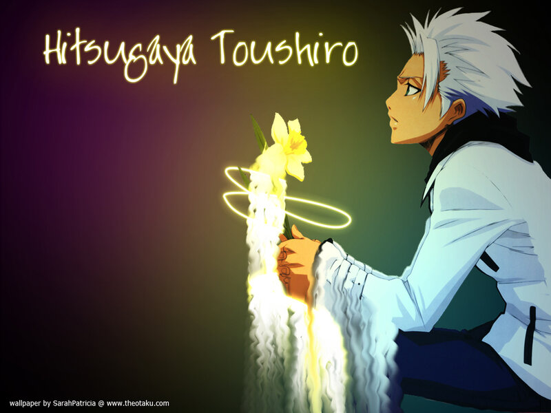 Hitsugaya Toushiro with flower