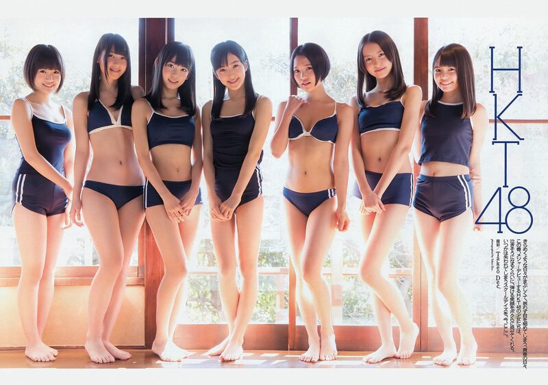HKT48 in swimwear