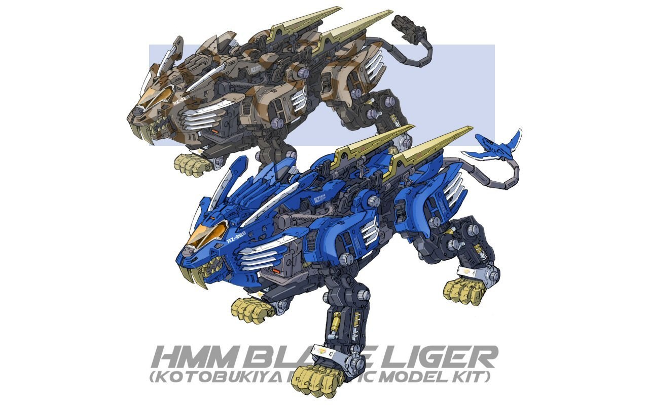 HMM Blade Liger mecha design