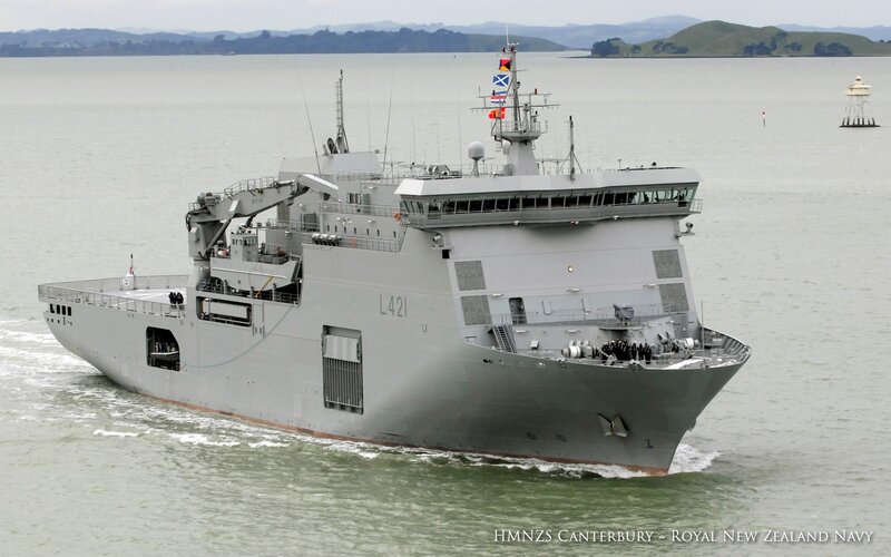 HMNZS Canterbury Ship