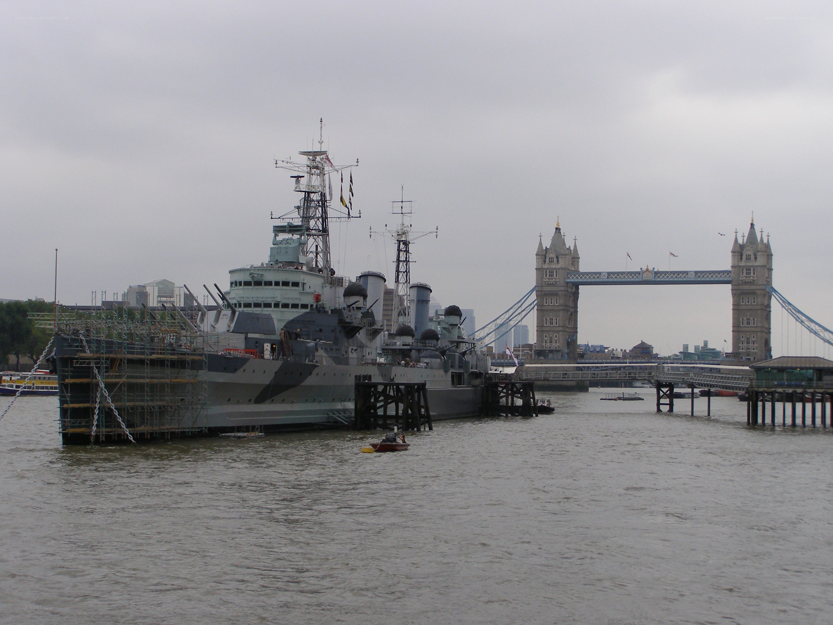 HMS Belfast and Tower Bridge