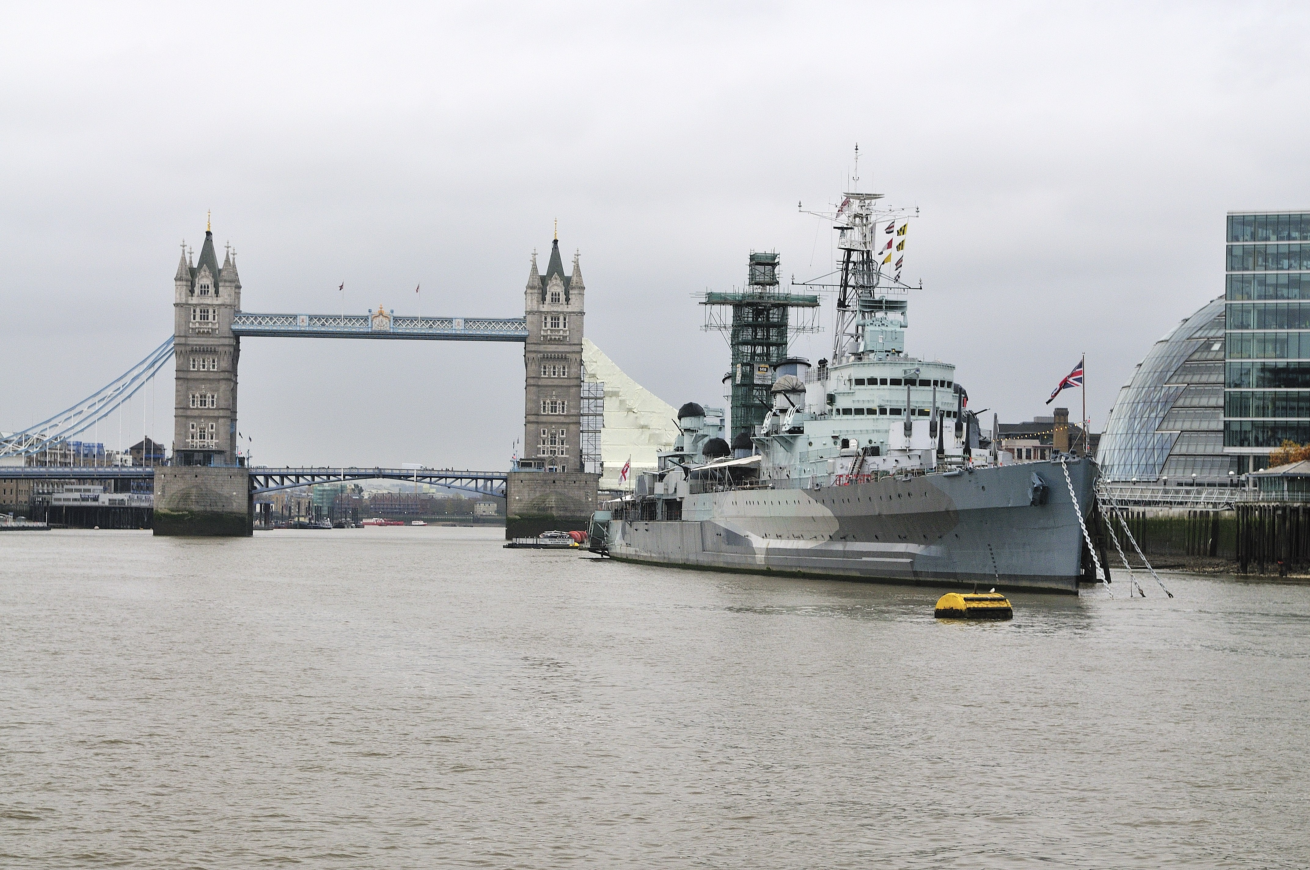 HMS Belfast and Tower Bridge