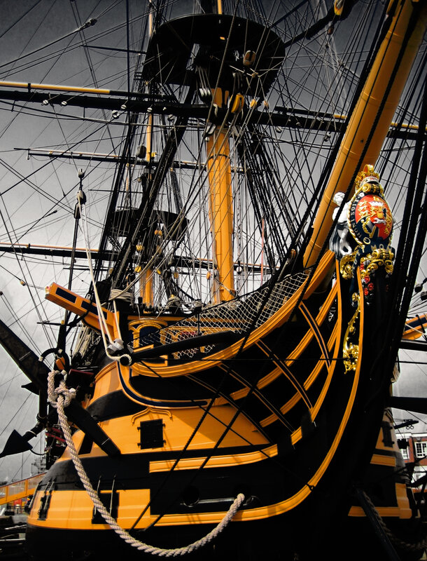 HMS Victory ship stern