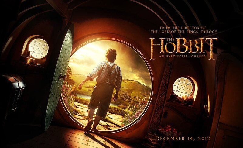 Hobbit at Door — Brown, Dramatic
