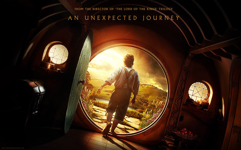 Hobbit at Doorway