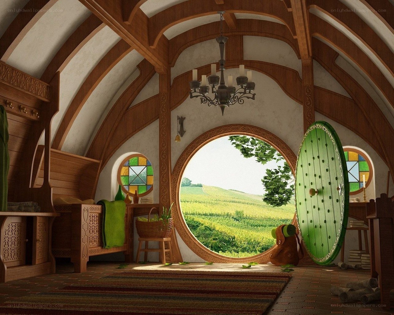 Hobbit hole interior