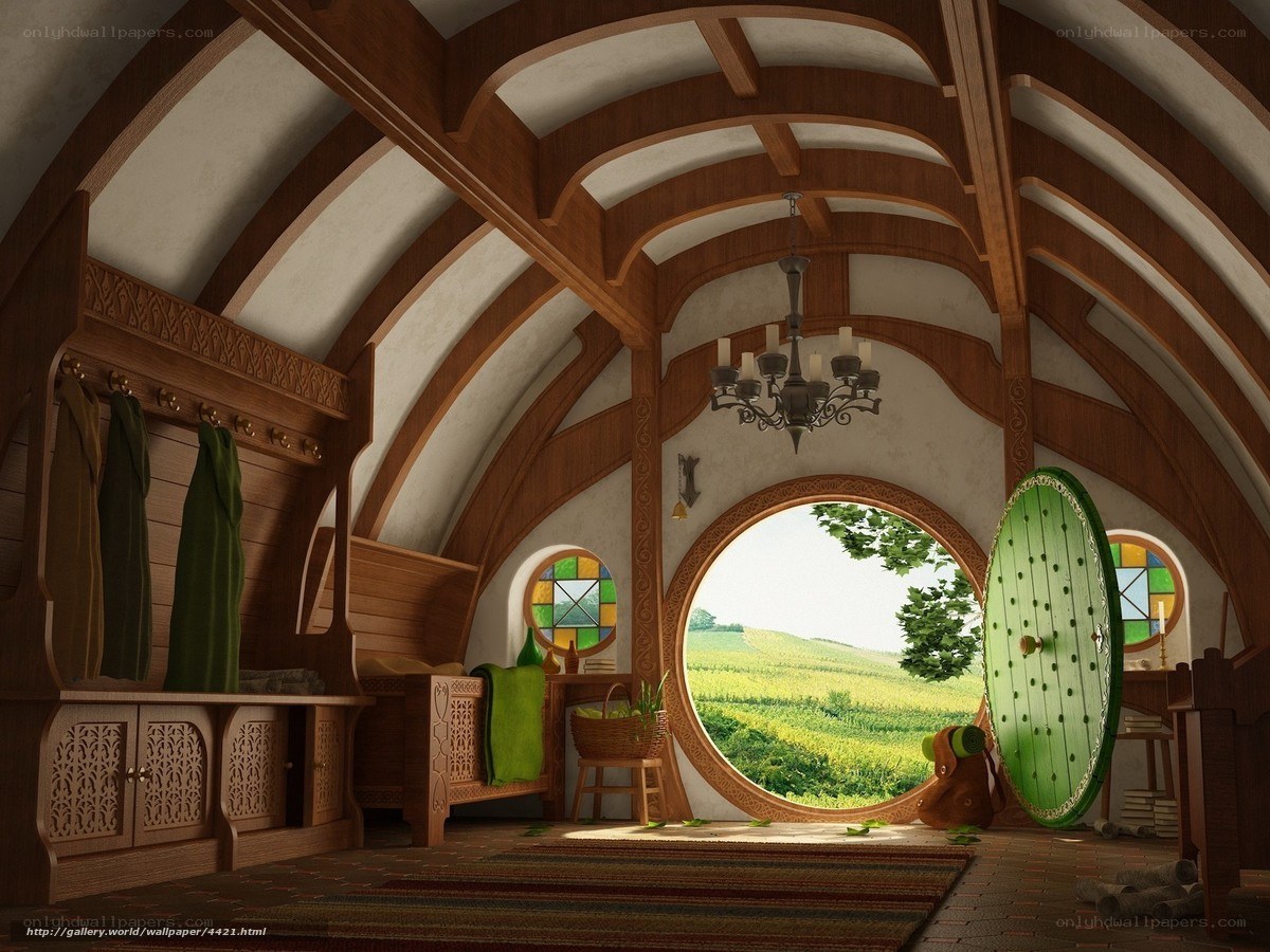 Hobbit hole interior