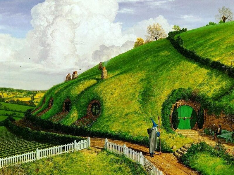 Hobbit Homes on a Hill — Green
