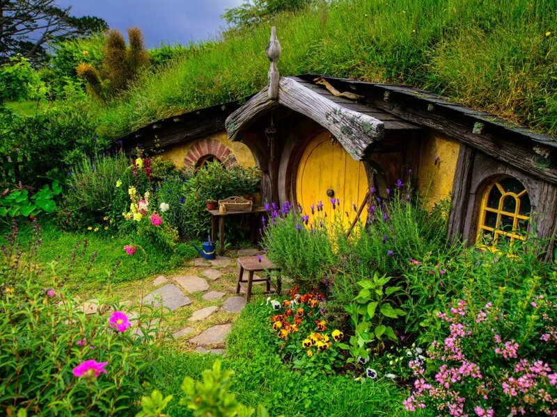Hobbit House in Garden