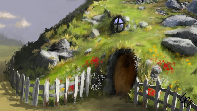 Hobbit House in Hill