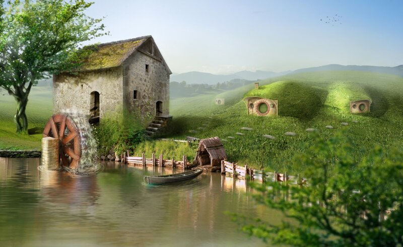 Hobbit Houses and Mill