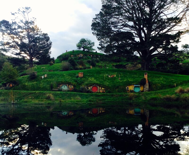 Hobbit Houses on Hill