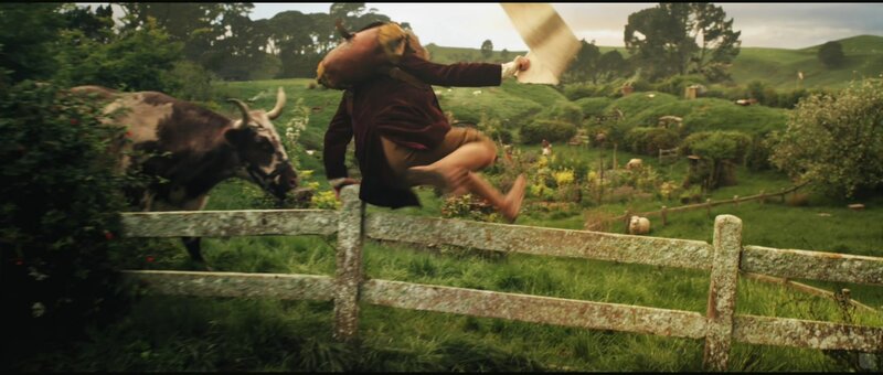 hobbit jumping fence